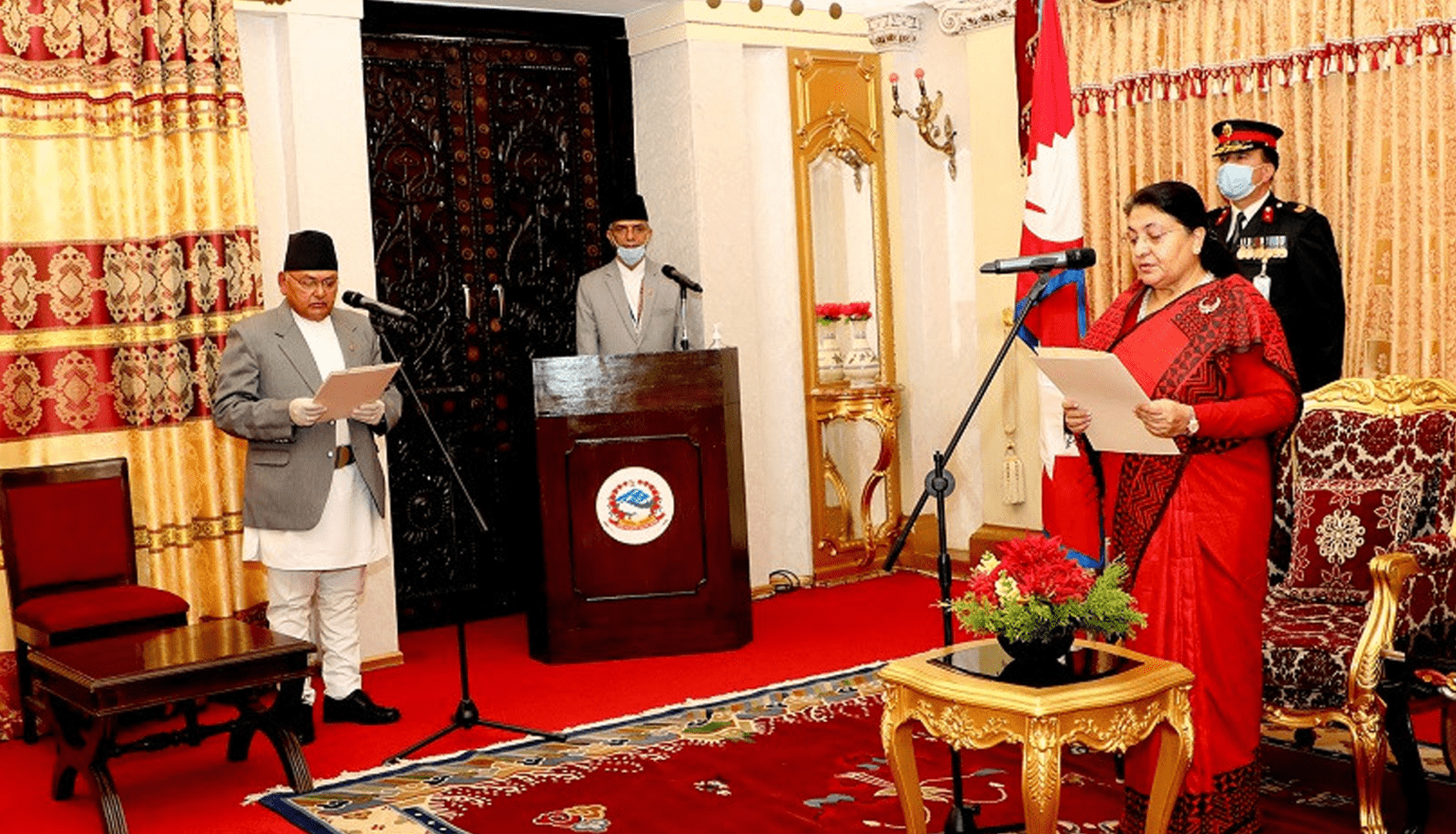 राष्ट्रपतिसमक्ष चीनका लागि नेपाली राजदूत पाण्डेद्वारा सपथ ग्रहण