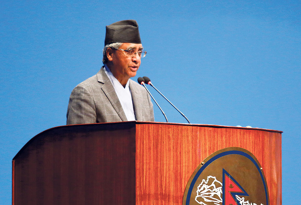 कोरोनाविरूद्धको अभियानमा सरकारलाई नेपाली कांग्रेसको पूर्ण साथ रहनेछः सभापति देउवा