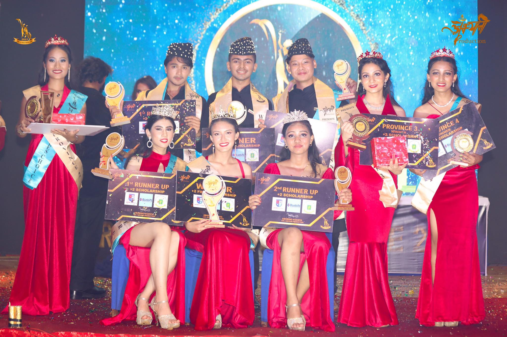 मिष्टर एण्ड मिस नेपाल एसईइ २०२१ को विजेता बने सविन र निकिशा