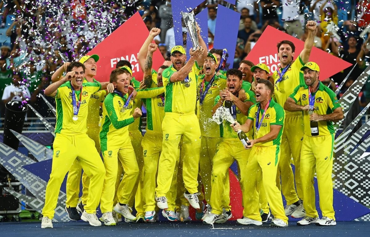 आईसीसी टी–ट्वान्टी विश्वकप क्रिकेटको उपाधिमाथि अष्ट्रेलियालेको कब्जा