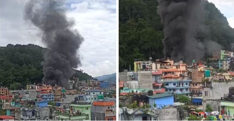 बालाजुमा जुत्ता कारखानामा आगलागी