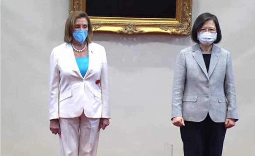 अमेरिकी सभामुख पेलोसी र ताइवानी राष्ट्रपति साइ यिङ वेनबीच भेटवार्ता